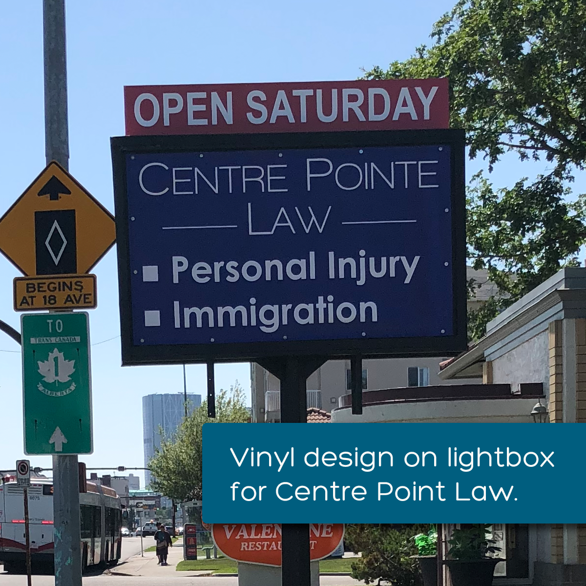 Centre Point Law Signage