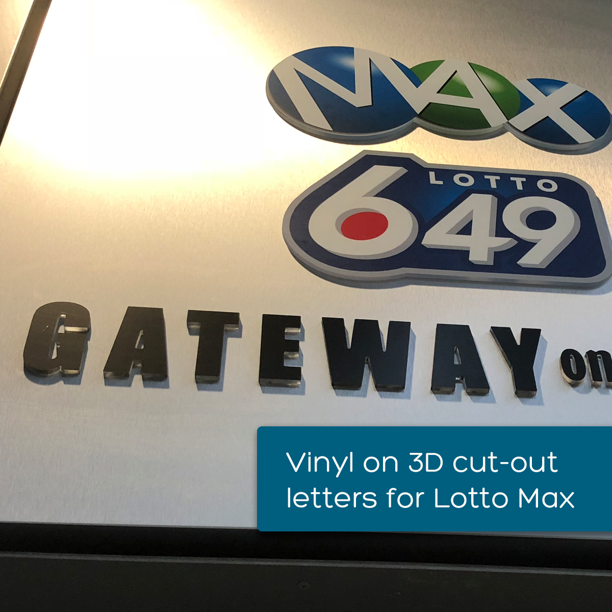 Lotto Max Signage
